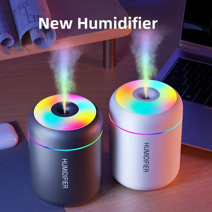 180ML Mini Air Humidifier USB Aroma Diffuser with LED Light
