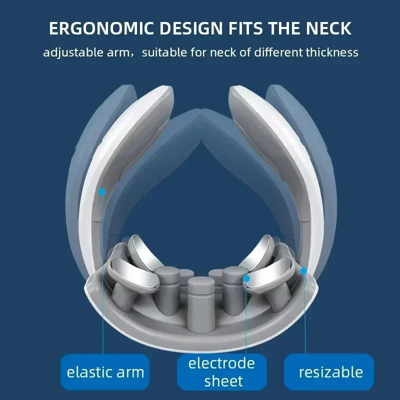 Smart Neck Massage – Magnetic Pulse Pain Relief